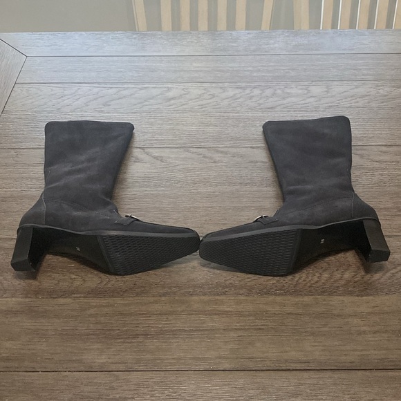 NWT Eric Michael Denmark Heel Black Dress Boot | Calf Height | Size 41/9 - Picture 5 of 12